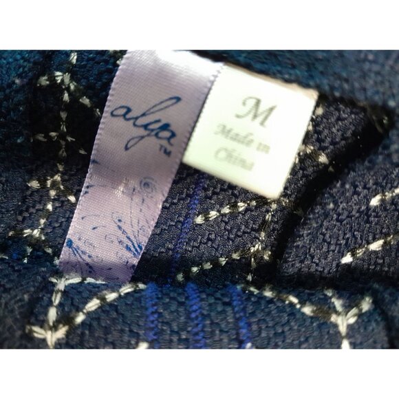 Womens Boho Embroidered High Waist Pleated Sz Medium Casual School Circle Skirt - Picture 4 of 5